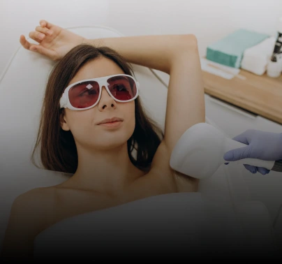 underarms - Area for laser hair removal